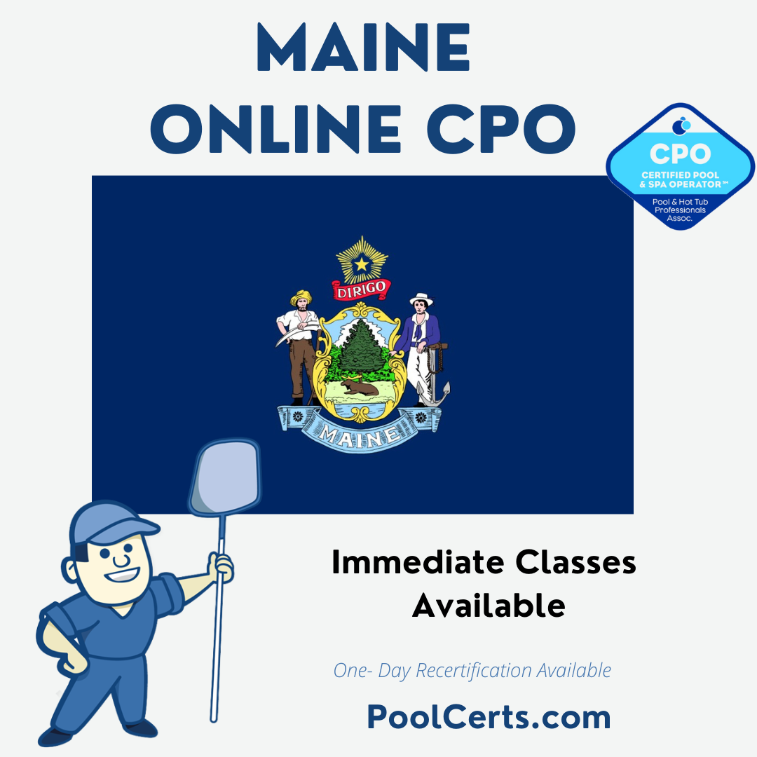 Fully Online CPO Certification Maine Pool Certs