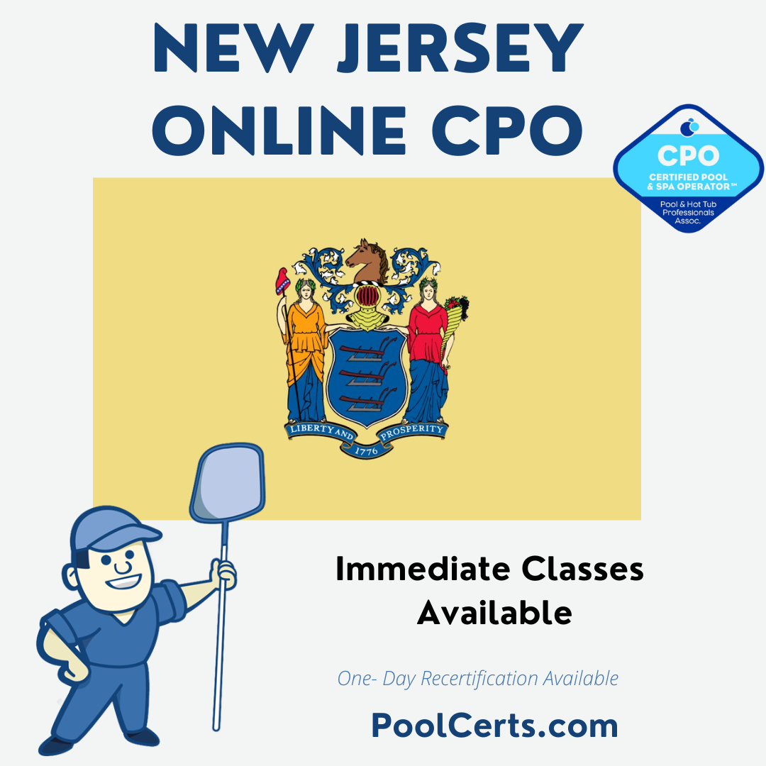 Fully Online CPO Certification New Jersey Pool Certs
